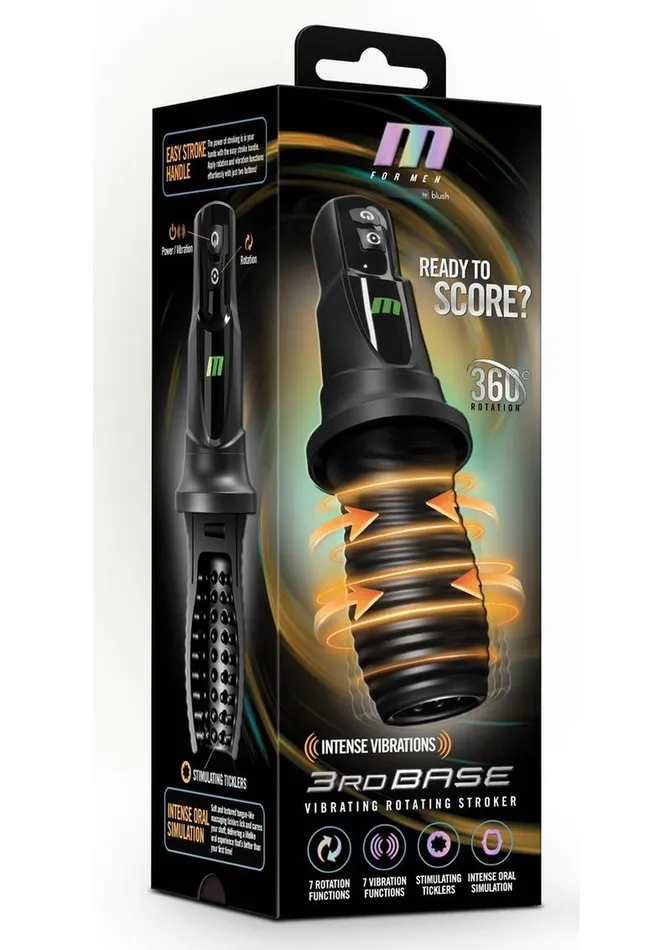 Male Sex Toys M for Men M For Men 3rd Base Rechargeable Masturbator