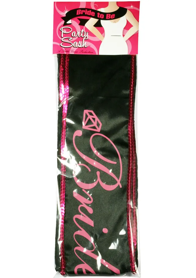 Male Sex Toys Sashes and Wearables BrideToBe Adjustable Party Sash
