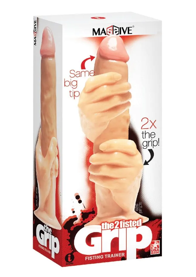 MASSIVE Dildos The 2 Fisted Grip 12in Dildo
