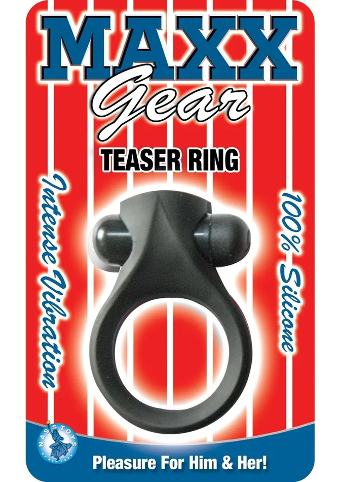 Maxx Gear Teaser Ring Silicone Vibrating Cock Ring Maxx Gear Male Sex Toys Maxx Gear Teaser Ring Silicone Vibrating Cock Ring Maxx Gear Male Sex Toys