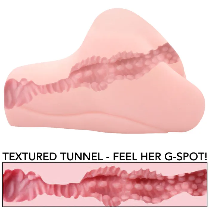 Pink BOB Roxy Dual Entry Masturbator Male Sex Toys