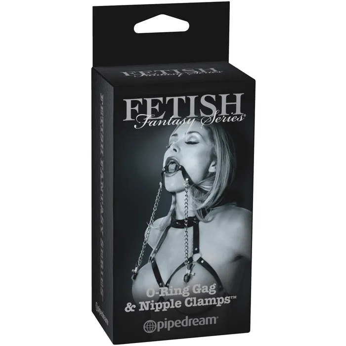 Pipedream Couples Fetish Fantasy Series Ltd Ed ORing Gag Nipple Clamps