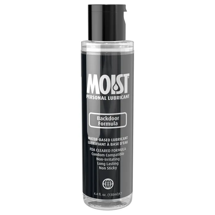 Pipedream Lubricants Moist Backdoor Formula Water Based Anal Lubricant 130 ml Bottle Pipedream Lubricants Moist Backdoor Formula Water Based Anal Lubricant 130 ml Bottle