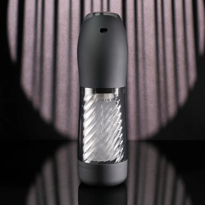 Playboy Pleasure WHIRLWIND Clear USB Rechargeable Thrusting and Spinning Auto Stroker Playboy Pleasure Male Sex Toys Playboy Pleasure WHIRLWIND Clear USB Rechargeable Thrusting and Spinning Auto Stroker Playboy Pleasure Male Sex Toys