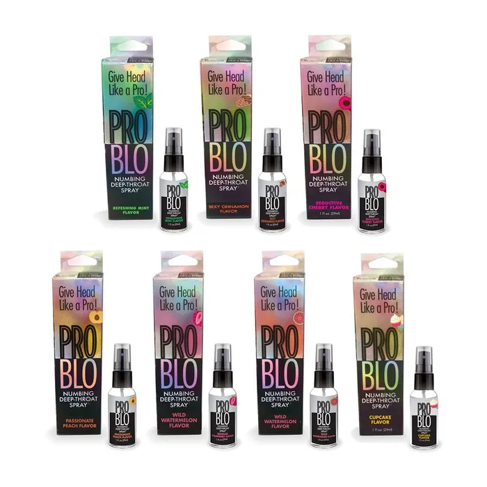 ProBlo Deep Throat Spray Cupcake Flavoured Deep Throat Spray 30 ml Little Genie Male Sex Toys ProBlo Deep Throat Spray Cupcake Flavoured Deep Throat Spray 30 ml Little Genie Male Sex Toys