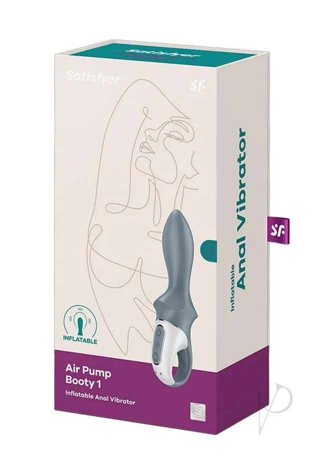 Satisfyer Anal Satisfyer Air Pump Booty 1 Rechargeable Silicone Anal Vibrator Satisfyer Anal Satisfyer Air Pump Booty 1 Rechargeable Silicone Anal Vibrator