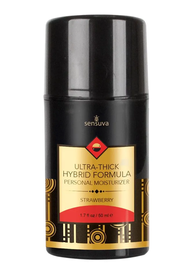 Sensuva Ultra Thick Hybrid Personal Moisturizer Strawberry Flavored Lubricant Sensuva Lubricants Female Sex Toys Sensuva Ultra Thick Hybrid Personal Moisturizer Strawberry Flavored Lubricant Sensuva Lubricants Female Sex Toys