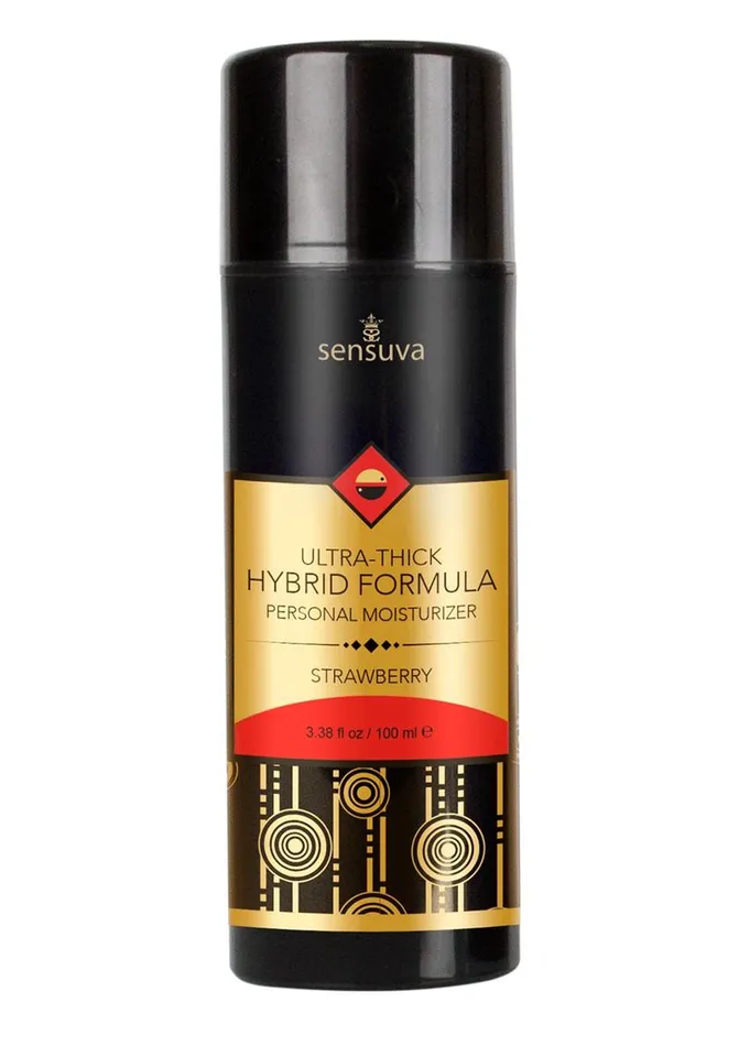 Sensuva Ultra Thick Hybrid Personal Moisturizer Strawberry Flavored Lubricant Sensuva Lubricants Female Sex Toys Sensuva Ultra Thick Hybrid Personal Moisturizer Strawberry Flavored Lubricant Sensuva Lubricants Female Sex Toys