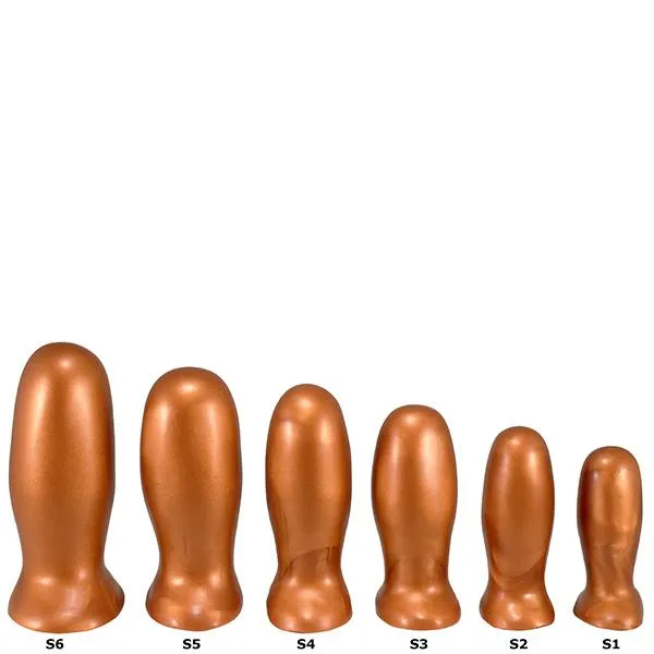 SquarePegToys Anal SquarePegToys Blunt Plug SuperSoft Anal Stretching Plugs 10 Sizes