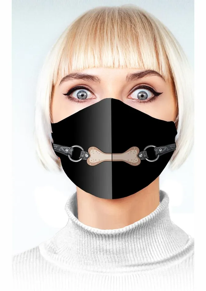 Super Naughty Dog Bone Gag Mask Candyprints Party Female Sex Toys