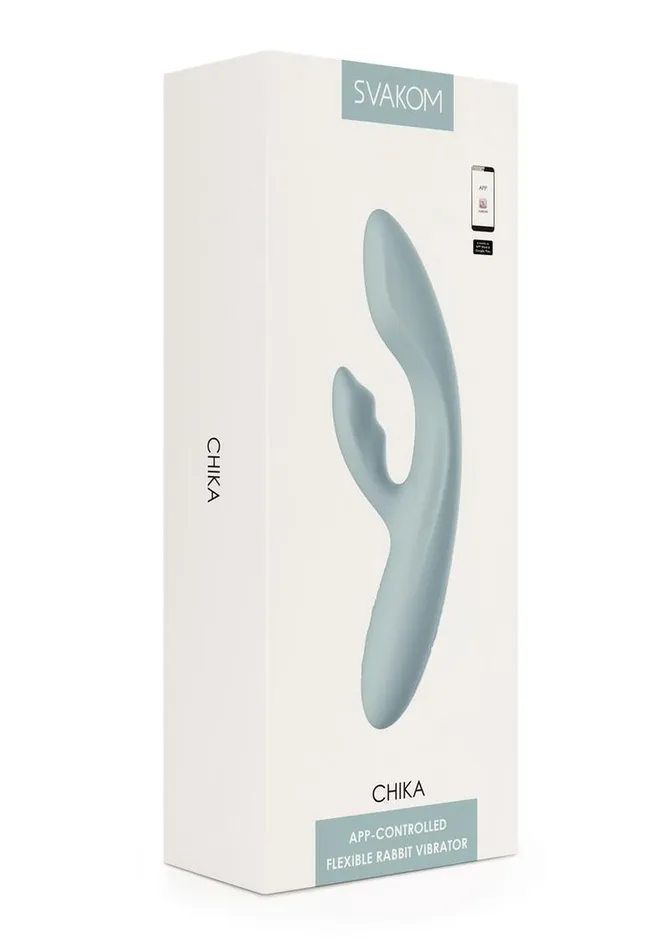 Svakom Chika Rechargeable Silicone App Compatible Interactive Rabbit Vibrator Svakom Female Sex Toys