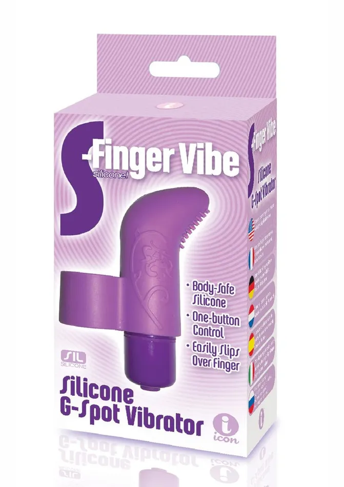 The 9s SFinger Silicone GSpot Vibrator THE 9S Female Sex Toys
