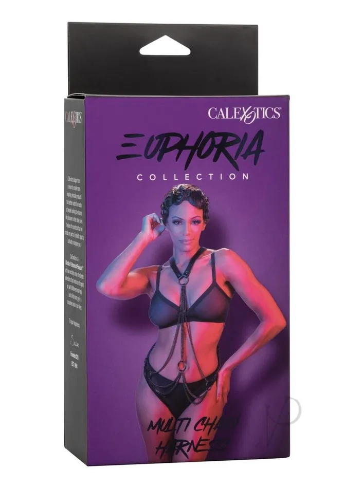 Vibrators Euphoria Euphoria Collection Multi Chain Harness