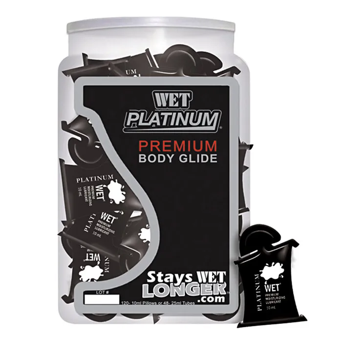 Wet Platinum 10ml Pillows 120Bowl Trigg Laboratories Male Sex Toys