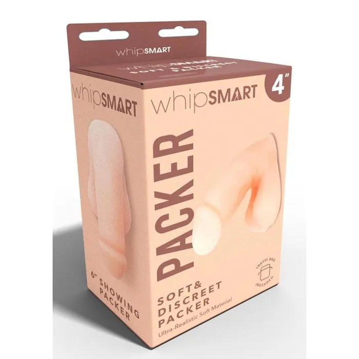 WhipSmart WhipSmart 4 Soft Discreet Packer Flesh Dildos