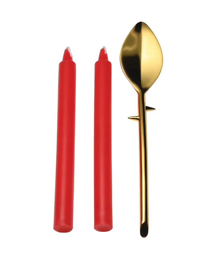 Xr LLC Male Sex Toys Master Series Drip Sensation Spoon Dip Candle Set