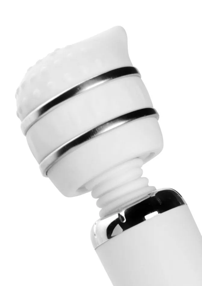 Zeus Electrosex Female Sex Toys Zeus Electrosex White Knight Electro Silicone Wand Massager