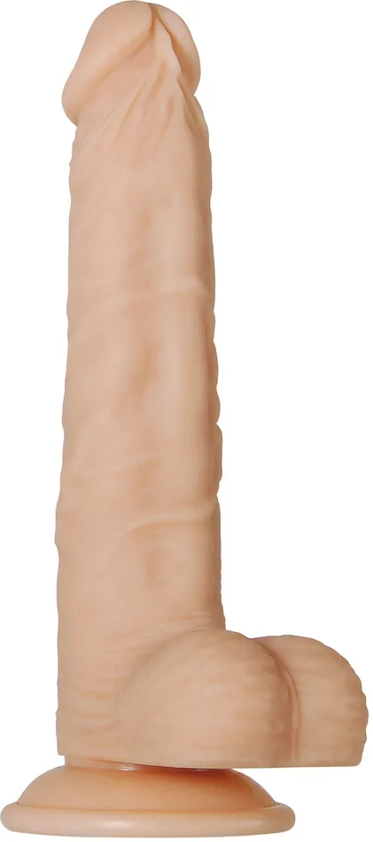 Adam and Eve Female Sex Toys Adams Rechargeable Vibrating Dildo Flesh
