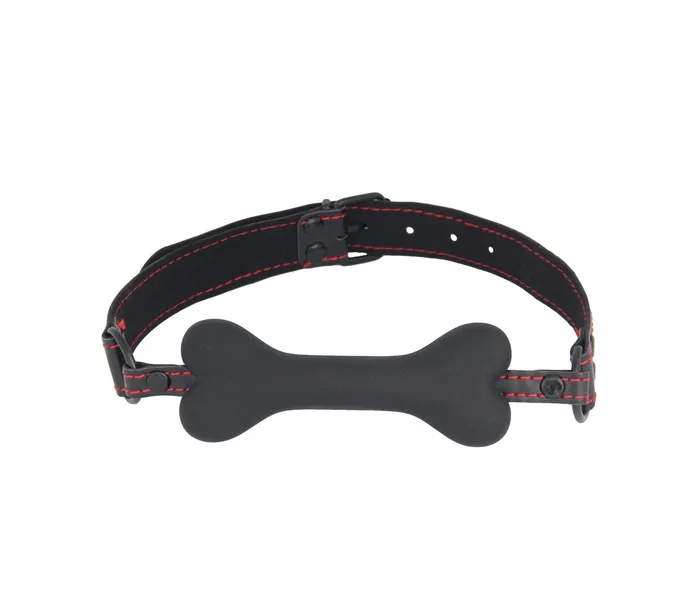 Anal LOVE IN LEATHER Love In Leather Silicone Dog Bone Black