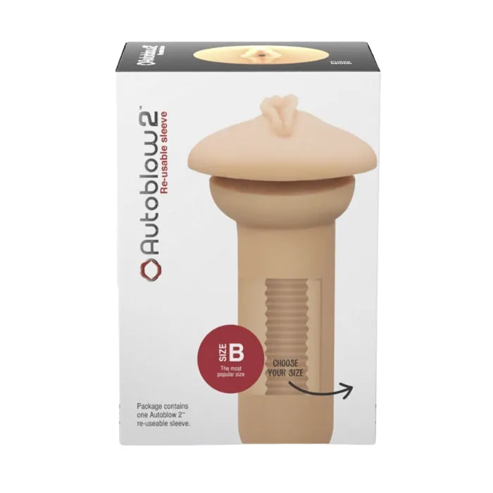 Autoblow 2 Plus XT Vagina Sleeve B 1014cm Autoblow Male Sex Toys