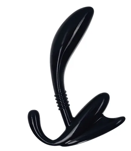 CalExotics Anal Apollo Curved Prostate Probe Black