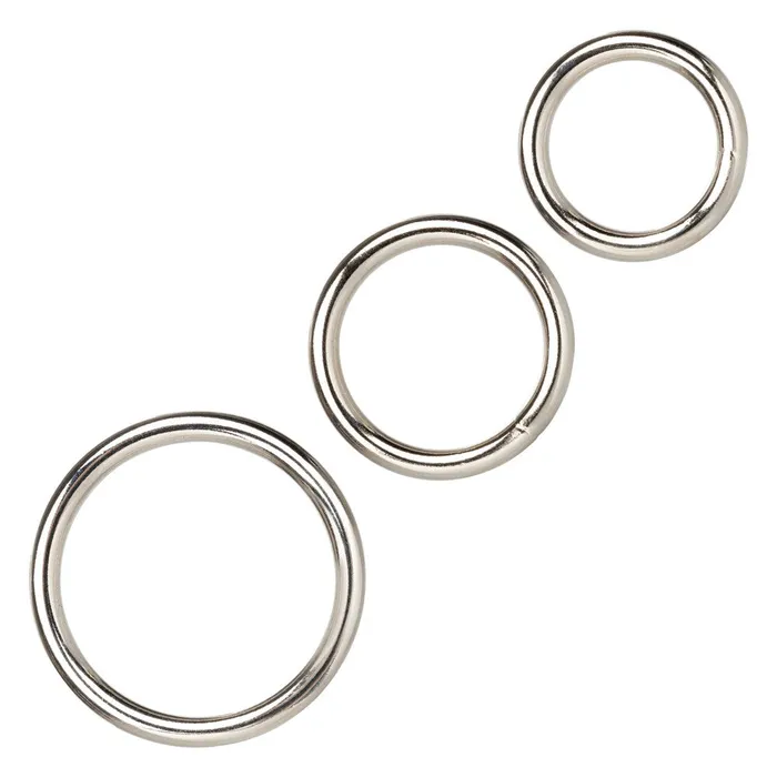 CalExotics Anal Silver Ring Set 3 Pieces