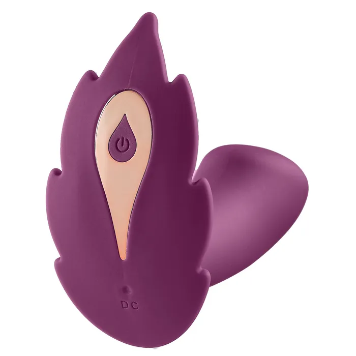 Cloud 9 Novelties Female Sex Toys Partner Panty Leaf Vibrator With Remote Control Plum Cloud 9 Novelties Female Sex Toys Partner Panty Leaf Vibrator With Remote Control Plum