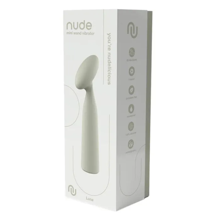 Dream Toys Female Sex Toys Nude Luna Mini Wand Vibrator Green Dream Toys Female Sex Toys Nude Luna Mini Wand Vibrator Green