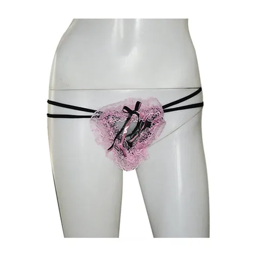 Female Sex Toys Heart Shaped Lace Dual Strap Bikini Serena