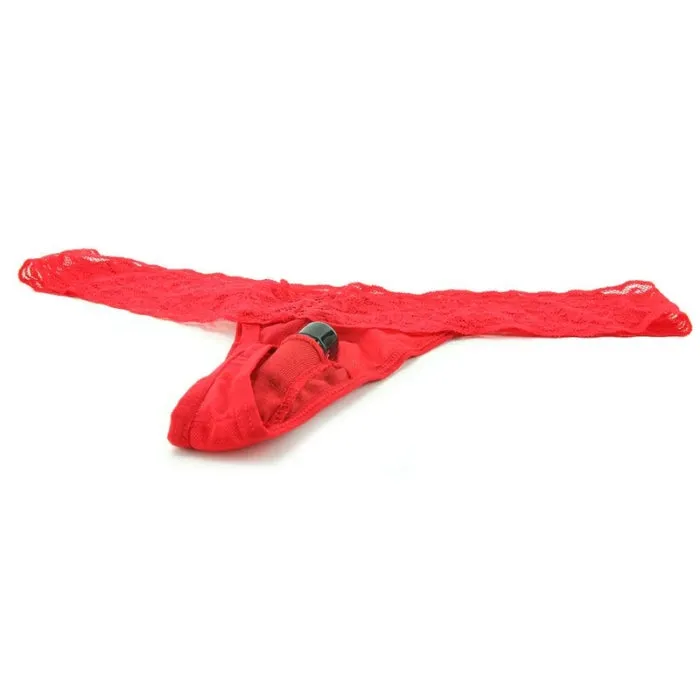 Female Sex Toys Hustler Panty Vibrator with Panties Red ML WIL