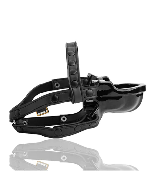 Female Sex Toys Watersport Strap On Gag Black OXBALLS
