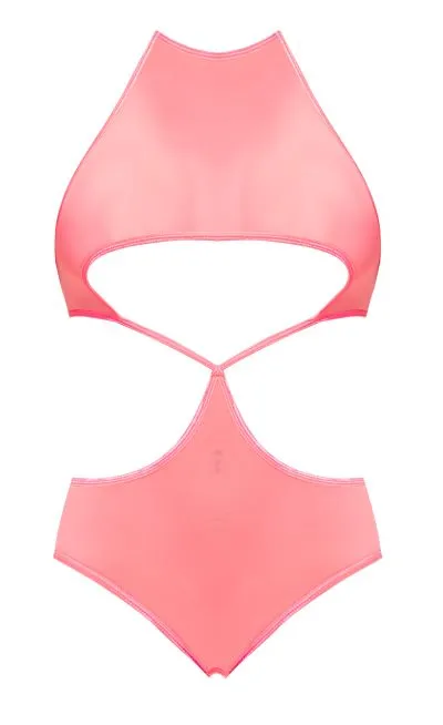 Forever Mesh Underboob Teddy Coral 2xl Magic Silk Lingerie Vibrators