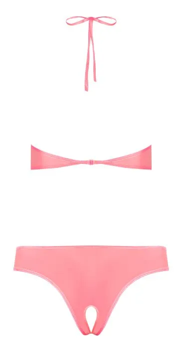 Forever Mesh Underboob Teddy Coral 2xl Magic Silk Lingerie Vibrators