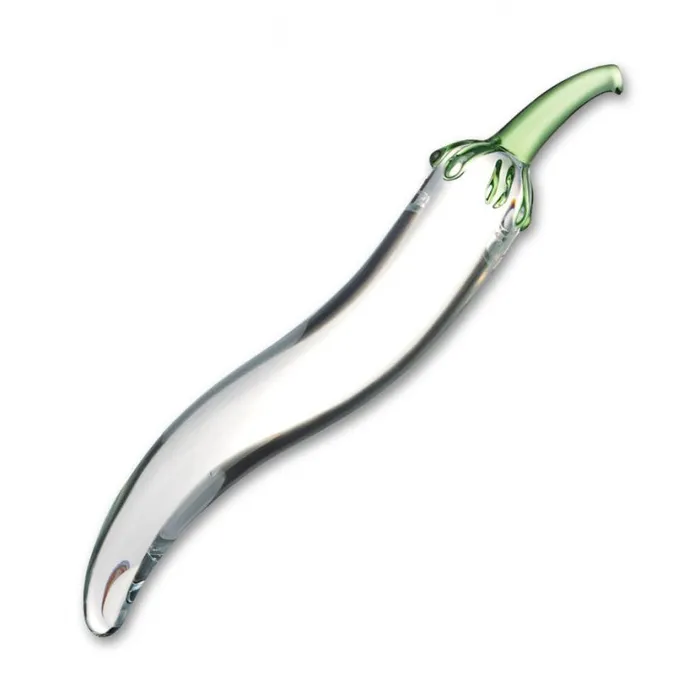 Glass Naturals Chili Pepper Dildo Electric Hustler Lingerie Dildos