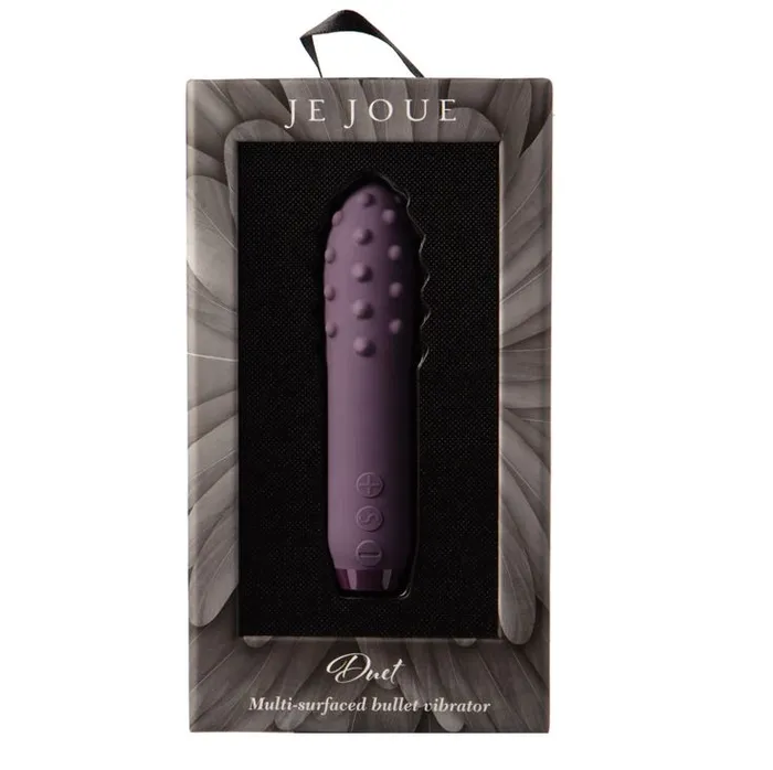 Je Joue Duet MultiSurfaced Bullet Vibrator Purple Je Joue Vibrators Je Joue Duet MultiSurfaced Bullet Vibrator Purple Je Joue Vibrators