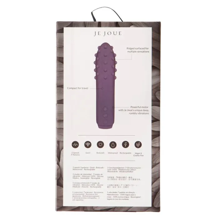 Je Joue Duet MultiSurfaced Bullet Vibrator Purple Je Joue Vibrators Je Joue Duet MultiSurfaced Bullet Vibrator Purple Je Joue Vibrators