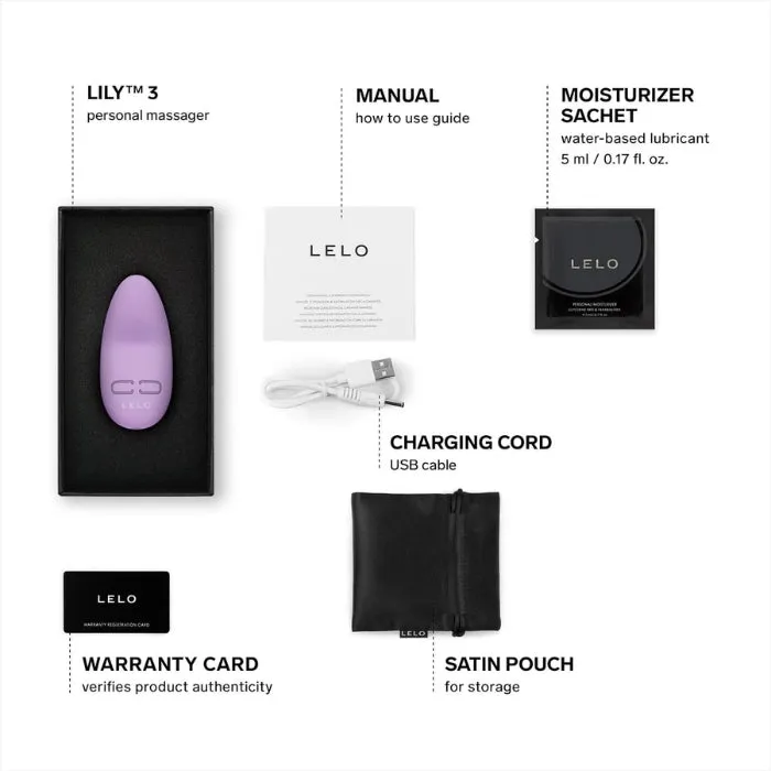 Lelo Lily 3 Mini Vibrator Lilac Lelo Female Sex Toys