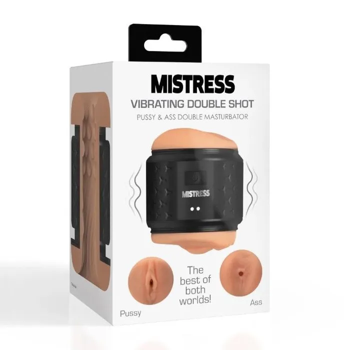 Male Sex Toys Curve Toys Mistress Vibrating Double Shot Pussy Ass Mini Masturbator Male Sex Toys Curve Toys Mistress Vibrating Double Shot Pussy Ass Mini Masturbator