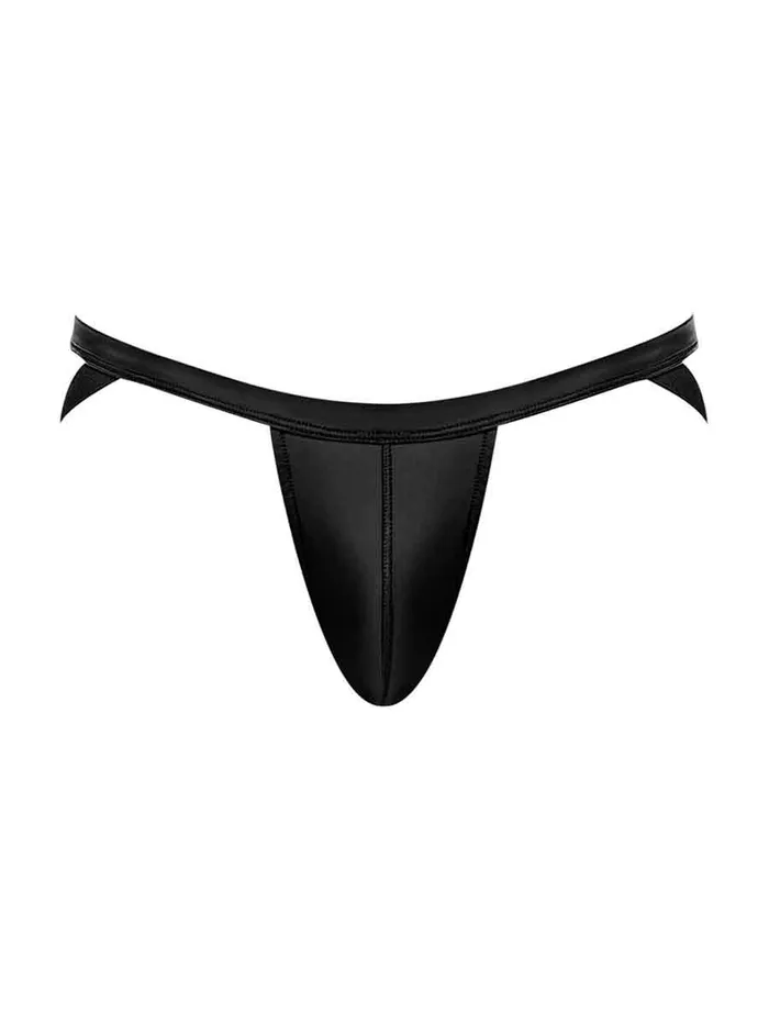 Male Sex Toys Male Power Cage Matte Strappy Ring Jock S M Black