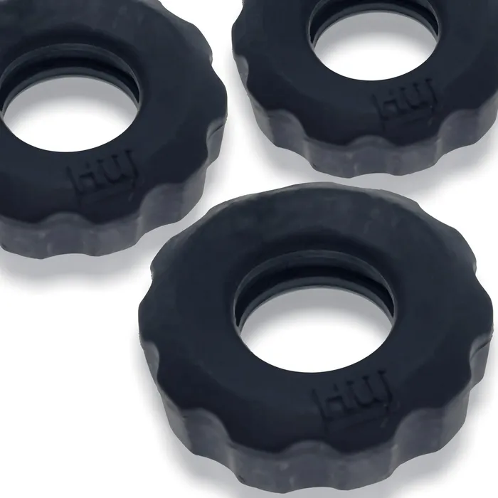 Male Sex Toys Super Huj 3Pack Cockrings Tar Ice Oxballs