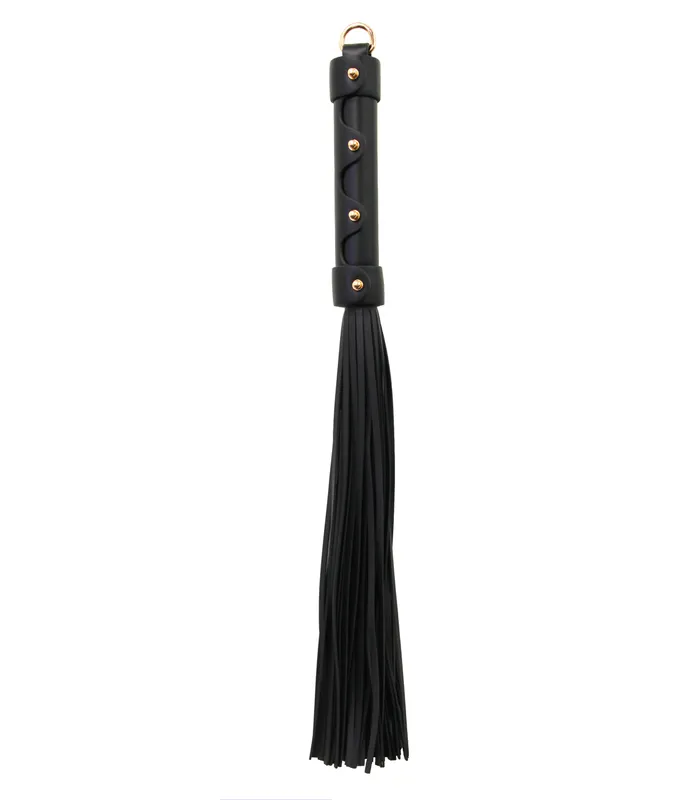 Not specified LOVE IN LEATHER Flogger With Rose Gold Hard Ware Vibrators