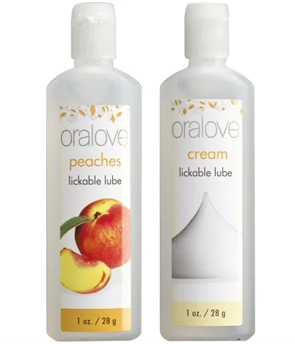 Oral Love Dynamic Duo Peaches and Cream Doc Johnson Vibrators