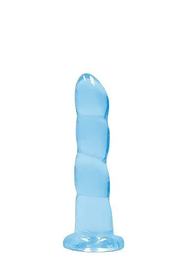 Realrock Non Realistic Dildo W Suction Cup 7in Blue SHOTS AMERICA Female Sex Toys Realrock Non Realistic Dildo W Suction Cup 7in Blue SHOTS AMERICA Female Sex Toys