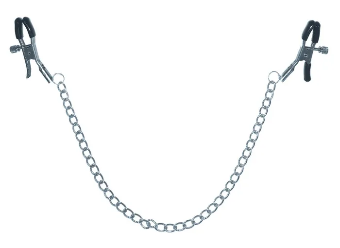 Sex Mischief Chained Nipple Clamps Sport Sheets Couples