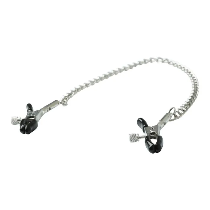 Sex Mischief Chained Nipple Clamps Sport Sheets Couples
