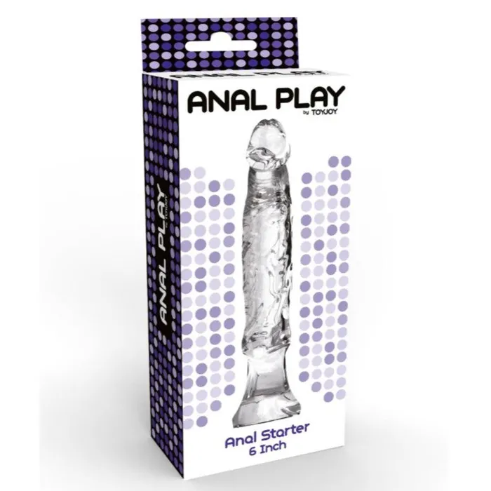 ToyJoy ToyJoy Anal Starter 6 Inch Dildo Clear Anal ToyJoy ToyJoy Anal Starter 6 Inch Dildo Clear Anal