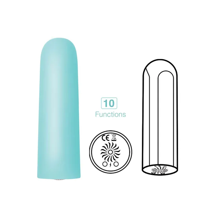 Vibrators Nasstoys Exciter Mini Vibe Aqua Vibrators Nasstoys Exciter Mini Vibe Aqua