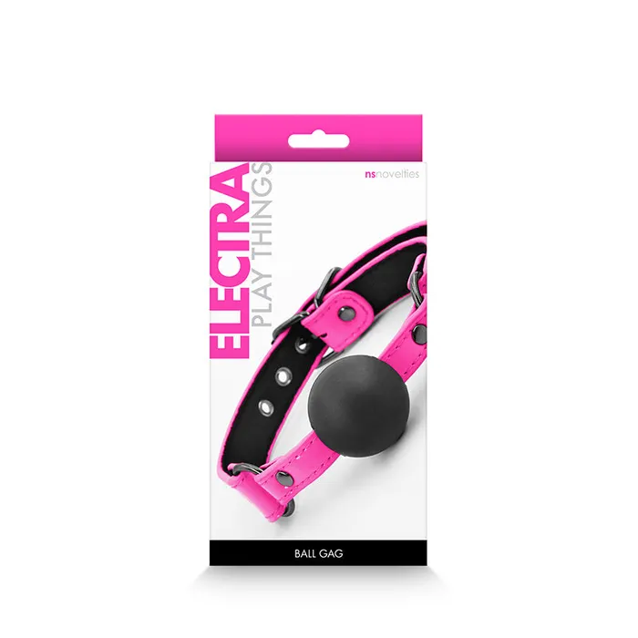 Vibrators NS Novelties Electra Ball Gag Pink Vibrators NS Novelties Electra Ball Gag Pink