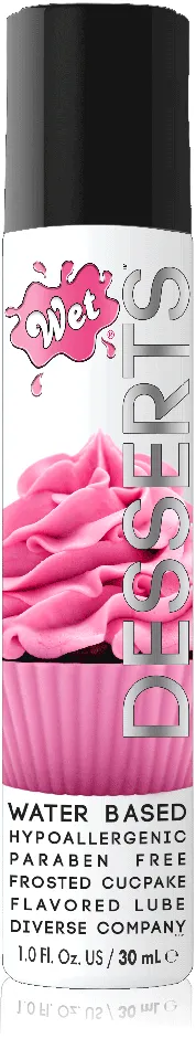 Vibrators Wet Wet Desserts Frosted Cupcake 1 Fl Oz