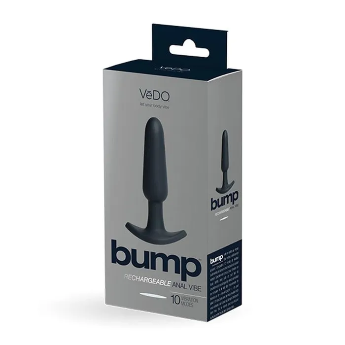 Anal Bump Rechargeable Anal Vibe Black VeDO